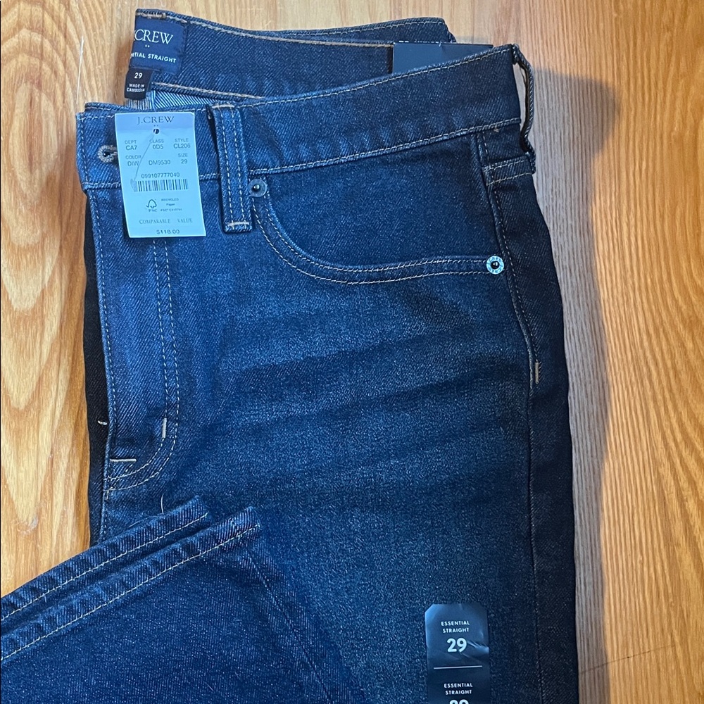 J. Crew Women’s Indigo Slim Straight Jeans